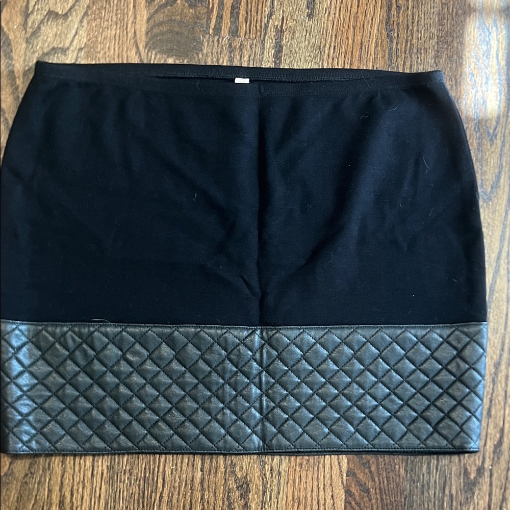 Bailey 44 Black Quilted Pencil Skirt